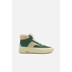 Brandblack 'Capo' Green Suede Leather Shearling Shoe Size 8.5